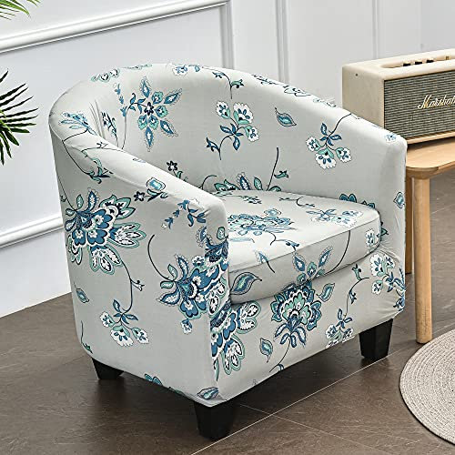Highdi 2 Stück Sesselschoner Sesselüberwurf mit Elastisch Stretch Husse, Club Chair Schonbezug Sofabezug mit hoher Dehnung Sessel für Clubsessel Loungesessel Cocktailsessel (Exotisches Paisley)
