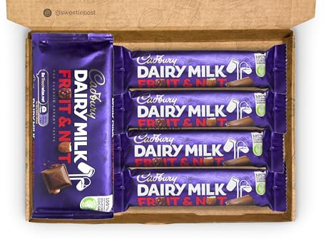 Cadbury Fruit & Nut Chocolate Gift Box | Fruit and Nut Chocolate Present | Cadbury Chocolate Hamper | Cadbury Letterbox Gift Box | Fruit & Nutty Chocolate Lover Present