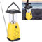 Solar Camping Handkurbel Laterne, LED Campinglampe mit Kurbel Tragbare Notlicht Taschenlampe mit Radio und USB-Kabel, für Stromausfällen Wander Angeln Notfall Ausfälle