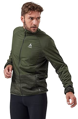 Odlo Herren Laufjacke RUN EASY WARM HYBRID, deep depths, XL