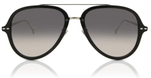 ISABEL MARANT IM 0038/S Brille, Black Silver, 57 für Damen, Schwarz Silber