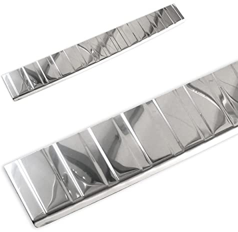 CHROMEMASTER - Protection de Pare-Chocs arrière - Compatible avec Renault Trafic à partir de 2014 | Acier Inoxydable Poli - Protection de seuil de Coffre pour protéger Votre Voiture des Rayures