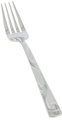 6x AL-5002 Forchetta da Menù  Posate Menu Menülgabel Acciaio Inox Forcella Argento Lucido con Incisione