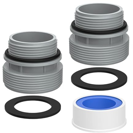 4560 Poolschlauch-Adapter, 40 mm auf 2,5–1,3 cm, passend für Intex-Filterpumpen-Umbauset