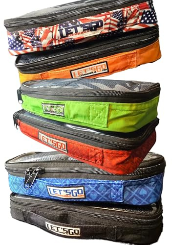 Cornhole Bags Beutel, klein, 6 Stück, kompatibel mit Zuca Rollkoffern, jede Hülle hält 4 Regulierungen, offizielle Größe, Sitzsack-Wurfausrüstung, Profi-Spieler, strapazierfähig, fachmännische