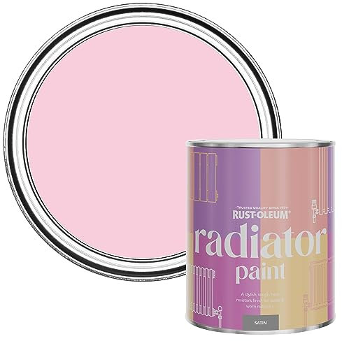 Rust-Oleum Pink Heat Resistant Radiator Paint in Satin Finish - My Husband Said No 750ml