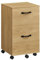 VASAGLE 2-Drawer Filing Cabinet, Mobile File Cabinet for Home Office, Small Rolling Filing Cabinet, Printer Stand, for A4, Letter-Size Files, Hanging File Folders, Straw Yellow OFC040Y70