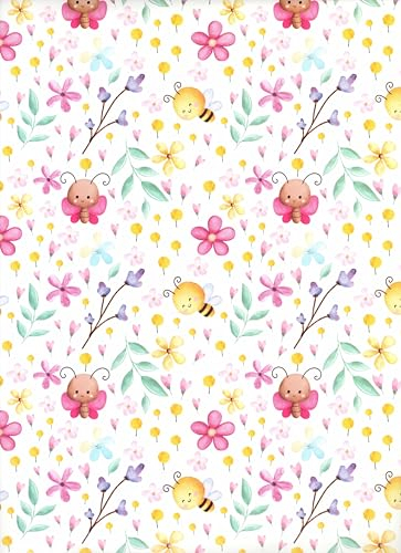 ARKRAFT Geschenkpapier Set 3 Blatt XXL 90 x 65 cm Kunststofffreie Verpackung Papier FSC (18-9329)