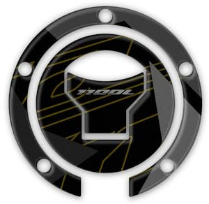 PROTEZIONE TAPPO BENZINA RESINA 3D COMPATIBILE CON HONDA AFRICA TWIN CRF 1100 L ADVENTURE SPORTS 2024 On GP-1013 (Ballistic Black Metallic)