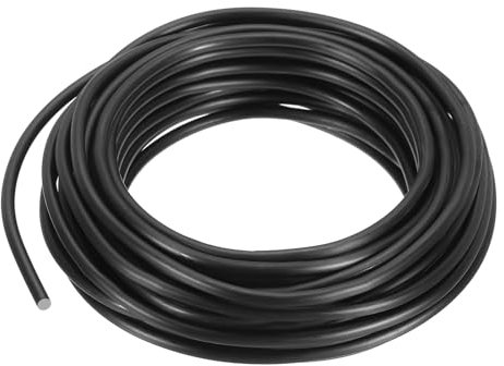 PATIKIL Alambre de Entrenamiento de Bonsái de 4 mm x 7.1 M Alambre de Aluminio Anodizado para Fijar Ramas de Jardinería Negro