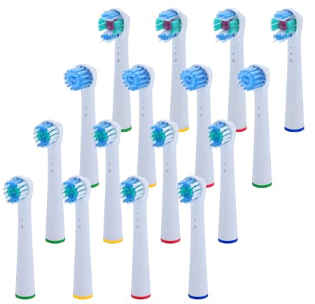 16 Stück Aufsteckbürsten Kompatibel mit für Oral-B Elektrische Zahnbürsten,8er Precision aufsätze,4er Senstitive aufsätze,4er Precision PRO Clean