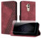 JayModCase Funda para Huawei Mate 20 Lite, PU Piel Flip Carcasa con [Huawei Mate 20 Lite Protector de Pantalla] Cierre magnético Soporte Plegable Tarjetas y Cartera (Rojo)
