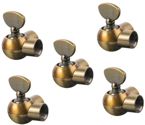 Uonlytech 5stücke Wandlicht Arm Adapter Rotierender Metallverbinder Für Lampen Vintage Design Einfache Installation Innengewinde Robustes Zinklegierungsmaterial Lampen Zubehör Für