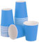 sourcing map Bicchieri di carta usa e getta colorati, 50 pezzi, 255 ml, giocattoli educativi creativi, forniture artistiche e artigianali, bicchieri di carta fai da te per feste (blu scuro)