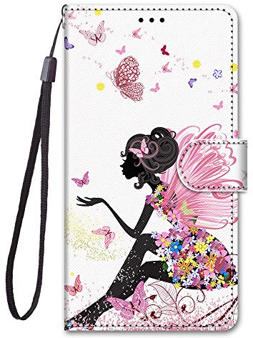 Nodigao Coque Compatible pour Samsung Galaxy A16 4G 5G Antichoc avec Support Clapet Design Animal Motif Drôle Étui Bumper 373 Kickstand Case Cover Housse Portefeuille - Fille