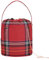 Red Line Buffalo Plaid Garn Taschen Häkeln Stricktasche mit Löchern Häkeltasche für Garnkugeln Häkelrucksack