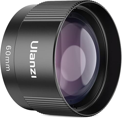 Phone Telephoto Lens,HD 60mm Phone Camera Lens 2.5X Magnification,Compatible With iPhone Samsung Smartphone