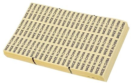 Homoyoyo Transparente Pet Selbstklebende Made in China Etiketten 32x9mm 3500 Stück Wasserfest Herkunftsaufkleber Für Verpackung Einzelhandel Fertigung