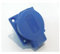 Schneider Electric - Prise socle 2P+T 16A 250V domestique NF encastré 50x50mm étanche IP54 bleu PratiKa SCHNEIDER PKN52B