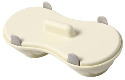 Gralara Ustensile de cuisson d'œufs au micro-ondes avec couvercle inclus, Blanc