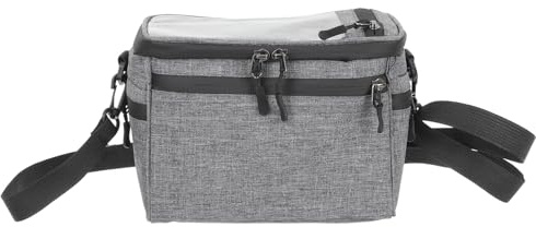 GALPADA Borsa Manubrio Bici con Porta Cellulare Schermo Sensibile Organizer per Bici da Corsa Mountain Bike ed Elettriche Custodia per Accessori Essenziali