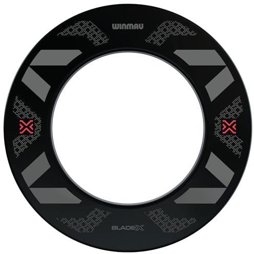 WINMAU PDC Dartboard Surround - offizielles PDC Design, robuster Schutzring/Wandprotektor für Dartscheibe, langlebiges Dart Surround Zubehör/Backboard, mehrere Designs & Farben für Einsteiger & Profis