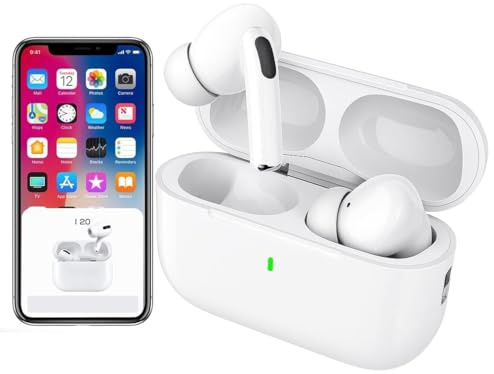 KUTYUUT Wireless Earbuds,AirBuds Pods Bluetooth 5.4 Headphones in Ear with Charging Case,HiFi Stereo Sound,IPX8 Waterproof Earphones,48H Playtime,Touch Control Wireless Headphones for iPhone/Airpods