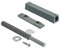 Gedotec Druck-Schnäpper Türdämpfer TIP-ON 956A1004 Langversion | 1 Set mit Magnet und Abdeckkappe | Farbe grau | Blum Tür-Schnapper mit Ausstoßweg 38 mm Push-to-Open für Küchen-Schränke & Schubladen