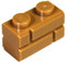 LEGO Teile und Teile: Sand Orange (Medium Nougat), 1 x 2 Masonry Profile Brick x20