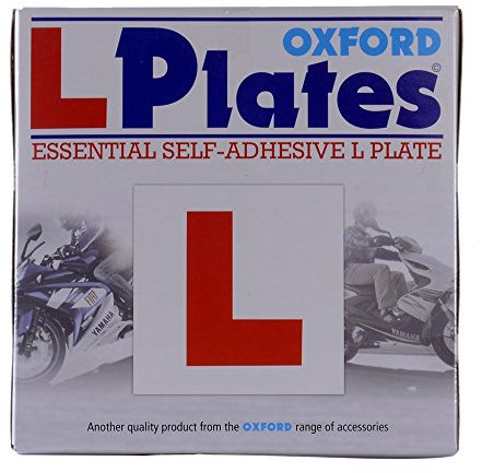 OX172 - Oxford Motorbike Motorcycle Self Adhesive L Plate