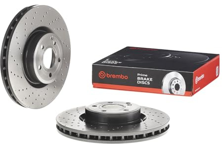 BREMBO 09.B475.11 2x Bremsscheiben Vorne Ø342mm gelocht/innenbel. Kompatibel mit MERCEDES-BENZ SL R231 2314211012 231421101207 2314211112