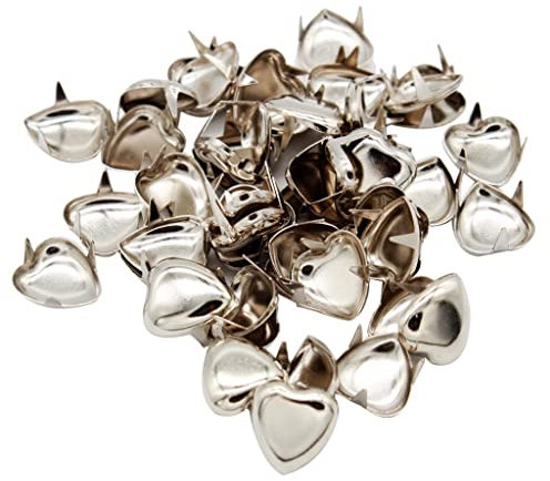 perfk 50x Buchstaben Pyramidennieten Nieten Ziernieten Basteln DIY,