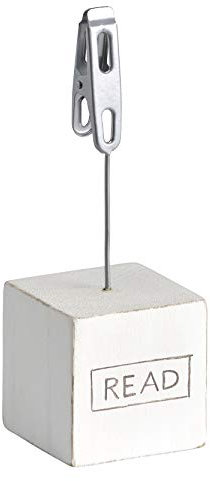 walther design Fotohalter weiss bis 15 x 20 cm aus Holz, Dreams Fotoclips FC250W