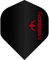 Mission Logo Std NO2 Black & Red - Dart Flights