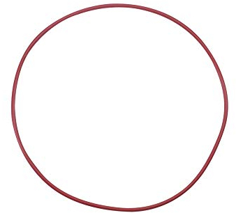 Othmro O-Ringe, 180 mm x 3,5 mm, Silikon, Rot, 1 Stück