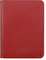 Rhodia 168122C - Konferenzmappe Rhodiarama für Block DIN A4, 25,5x34 cm, mit Etui, dehnbare Haupttasche, 2 flache Reißverschlusstaschen, Kartenfächer, Stiftehalter, Cover aus Kunstleder Rot, 1 Stück