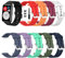 SenMore Bracelets Compatibles pour Huawei Watch FIT, Bracelet de Remplacement Sport en Silicone Multicolore, Taille 19 mm