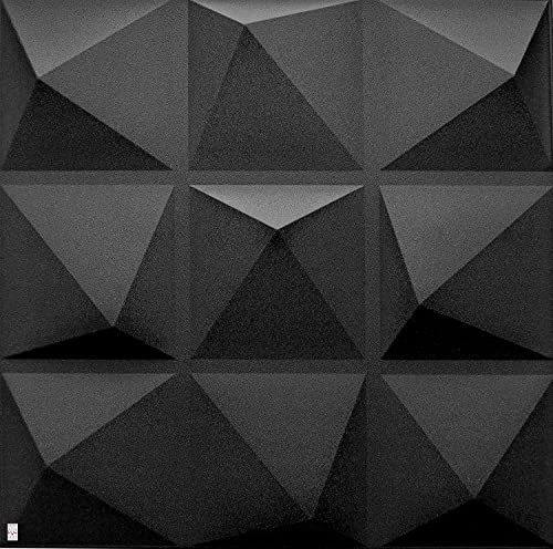 3D Wandpaneele aus Polystyrol XPS Styropor – 50x50 cm, 3 mm dick – Moderne 3D Wandverkleidung & Deckenpaneele – Leichte Wanddeko Platten für Wohnzimmer, Schlafzimmer, Innenräume