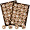 Logbuch-Verlag 48 Nikolaus Weihnachtsmann Sticker Aufkleber Weihnachten Merry Christmas modern lustig Ø 4 cm für Geschenke