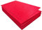 Filz zum Basteln, 1mm Dickes Steife Filzblätter, 32 Stück Filzstoff, 17,78×28,7cm Bastelfilz zum Nähen Handwerk und Festivals Party Dekorationen (Rot)