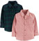 Simple Joys by Carter's Jungen Long-Sleeve Woven Shirt, Pack of 2 Hemd mit Button-Down-Kragen, Grün Karo/Rot Vichy Karo Karo, 7