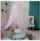 Yurosiay Universal Kuppel Moskitonetz Prinzessin Moskitonetz Dome Moskitonetz Zum Aufhängen Moskitonetz Reisen Einfache Installation Mückennetz Bett für Doppelbett Einzelbett Rosa