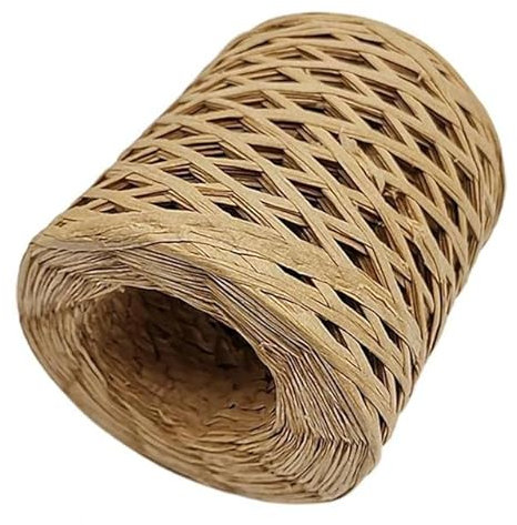 DUDSME 1 Rollo de Cinta de Papel de Hilo de Papel de Embalaje de Paja de Rafia práctica Resistente portátil