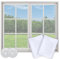 Lot de 2 moustiquaires pour fenêtre - Filet anti-mouches pour fenêtre - Pour protéger la famille contre les insectes (150 x 180 cm)