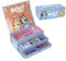 Set de Papeleria Inspirado en Bluey - Color Azul - 26 X 10 X 13 Cm - Incluye Maletín con Todo Lo Necesario para Colorear - Producto Original Diseñado en España