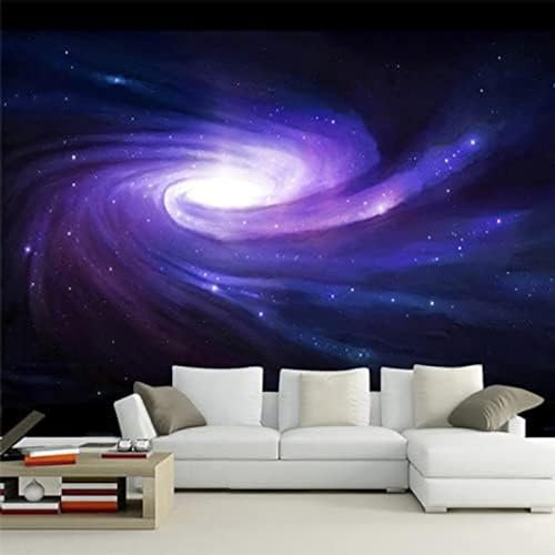 XLMING Cartoon Galaxy Raum Kinderzimmer 3D Tapete Wohnzimmer Sofa Schlafzimmer Esszimmer Home Dekoration Wand-400cm×280cm