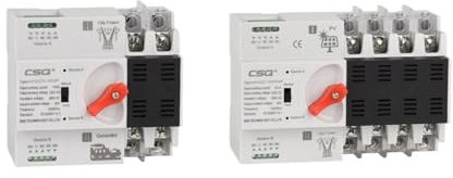 JBGBAL 1PCS Fotovoltaico ATS Dual Power 220v Interruttore di Trasferimento Automatico Solare 4p 230v Interruttore di Alimentazione Automatica(Solar Inverter Type,63A-4P-400V)