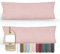 Greenline Kissenbezug Premium Jersey aus 100% Baumwolle Rosa Doppelpack (2X) 40 x 145 cm Kissenhülle Kissenbezüge
