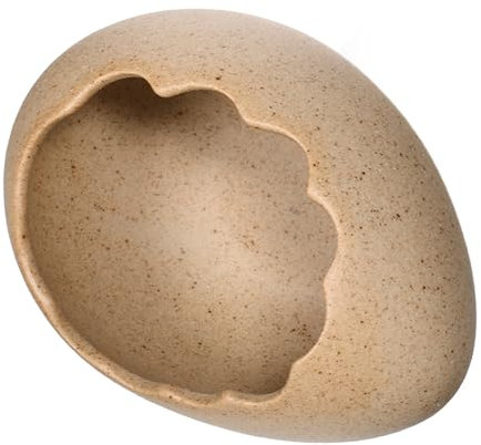 OKUMEYR Keramik Servierschüssel Deko Gebrochene Eierschale 220ml Dessert Ostern