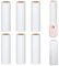 Portable Lint Roller, Reusable Lint Roller for Clothes Convenient Travel Lints Rollers with Protective Cover 1 Handle and 6 Rollers Refills(Pink)